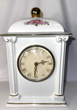 Mantel Clock 1993 PS Limited Edition, Paul Sebastian, Clocks Porcelain Floral - £19.37 GBP