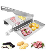 Bone Meat Cutter, Manual Meat Slicer Meat Cutting Machine Ribs Meat Chop... - $4,301.86 MXN