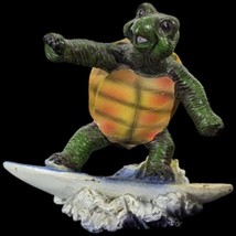 Turtle Surfing a Wave Beach Decor for Mantle - $25.00