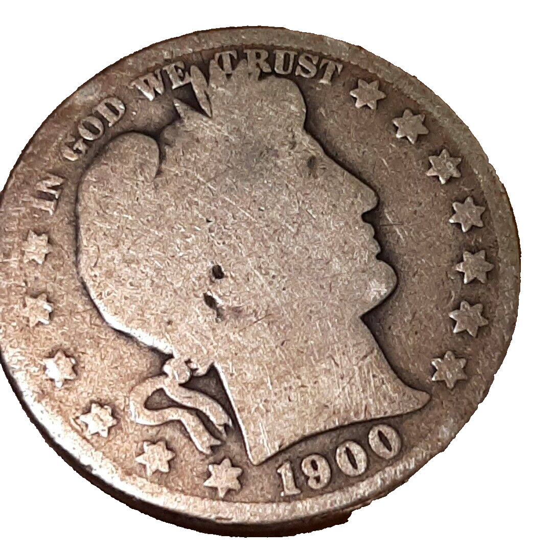 Primary image for ½ Half Dollar Barber 90% Silver U.S Coin 1900 P Philadelphia Mint 50C KM#116