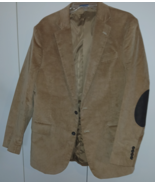 STAFFORD MEN&#39;S BROWN LINED CORDUROY JACKET-42R CLASSIC FIT-NWOT-COTTON/S... - $837.15 MXN