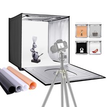 NEEWER Photo Studio Light Box, 20” x 20” Shooting Light Tent with Adjustable Bri - £99.18 GBP