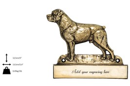 Rotweiler, dog plaque, can be engraved, limited edition, ArtDog - £60.49 GBP