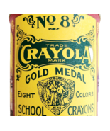 1982 Crayola No. 8 Crayons Tin 1903 VTG Replica Gold Medal Binney &amp; Smit... - €21,47 EUR