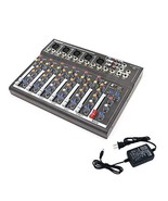 4/7 Channel Professional Powered Mixer Power Mixing Live Studio Audio So... - £93.57 GBP
