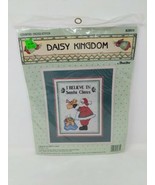 Bucilla Daisy Kingdom I Believe in Santa Claus Christmas Cross Stitch 82... - $9.30