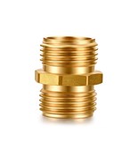 Garden Hose Fitting Adapter Solid Brass Double Male  Connector (3/4&quot; GHT) - $93.66 MXN