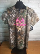 Girl&#39;s RealTree Xtra T-Shirt -- Youth Large -- Camo w/ Pink Logo - New with Tags - £11.23 GBP