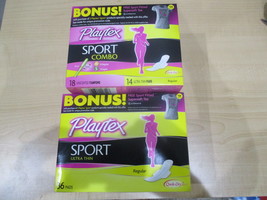 BNIB Playtex Tampons and pads - $12.00