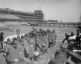 US Marine Band on the dock in Hampton Roads Virginia Photo Print - $8.81+