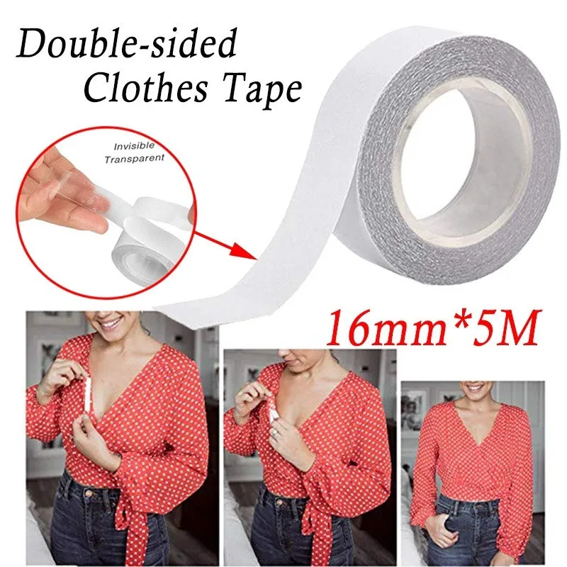 House Home 5M Waterproof Dress Cloth Tape Double-sided Secret Body Adhesive Brea - £19.77 GBP