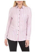 Jachs Girlfriend Ladies&#39; Long Sleeve Shirt, Pink Stripe, S - £8.57 GBP