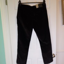Levi’s 724 High Rise Slim Straight Corduroy Pants Black 18 Short W34 L30... - $34.99