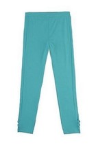 French Toast Girls’ Little Ruched Legging, Drift Turquoise, Size 4 - $5.94