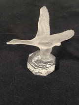 Goebel Crystal Collection Vintage Frosted Grey Goose Flight Ice Style Display - £51.35 GBP