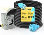 The Circlecord 4-Prong, 100-Foot, 30-Amp Generator Extension Cord And In... - $259.99