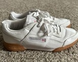 Reebok Classic Leather Lace Up White Gum CN 2126 Low Top Sneakers Size 10 - $23.36