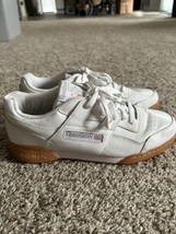 Reebok Classic Leather Lace Up White Gum CN 2126 Low Top Sneakers Size 10 - £18.67 GBP