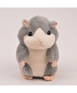 Electric plush toy recording music gray hamster toy - £14.35 GBP