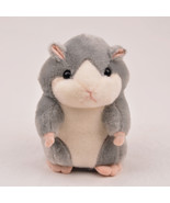 Electric plush toy recording music gray hamster toy - $18.00