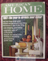 AMERICAN HOME magazine January February 1967 Design Decorating Kitchens Gardens - £8.46 GBP