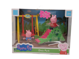 Peppa Pig Dino Park w/ George Dinosaur Slide Swing Playground Jazwares - NEW - £16.33 GBP