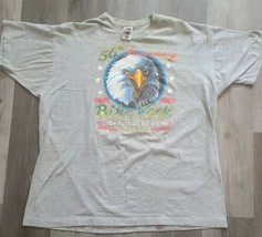 Vintage 90s Daytona Beach Florida Bike Week 1997 T-Shirt scream Eagle biker XXXL - £18.16 GBP