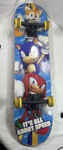 Sonic The Hedgehog Tails and Knuckles 31&quot; x 7.5&quot; Skateboard - $18.56
