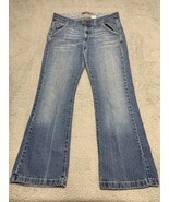 Vintage Wrangler Flare Mid-Rise Stretch Jean Women Size 11 Medium Comfy ... - $22.01 CAD