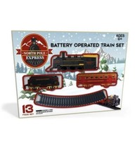 North Pole Express Train Set Battery Operated 13 Piece Set Gift Christma... - £10.38 GBP