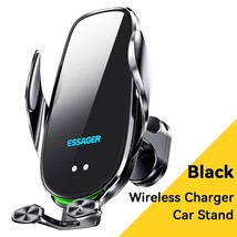 Essager Qi 15W Wireless Charger Car Phone Holder In Car Air Vent Mount For iPhon - £16.49 GBP
