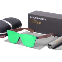 Luxury Mirror Sunglasses for Men Polarized Colored Women Sun Glasses UV400 Male  - £28.59 GBP