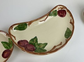 Vintage Franciscan Apple Made in USA Crescent Salad Plate Apple USA Back... - £14.93 GBP