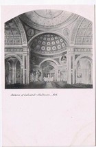 Maryland Postcard RPPC Baltimore Interior Of Cathedral 1920s - £2.32 GBP