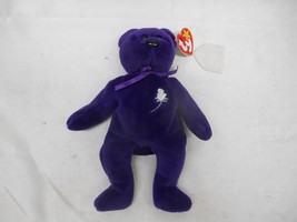 1997 Diana Princess Of Wales Di B EAN Ie Babies Stuffed Plush Toy Purple Pe Pellet - £79.37 GBP