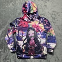 Anime Hoodie Nezuko Kamado Graphic Pullover Sweatshirt S Cosplay Multico... - $669.15 MXN