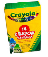 Crayola 14 Crayon Bandages-Sterile With No Latex - Kids-New-SHIPS N 24 H... - £6.87 GBP