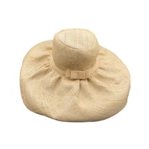 Large Straw Floppy Beach Hat - £19.76 GBP