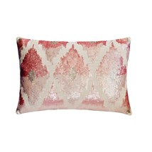 Pink Linen 12&quot;x16&quot; Lumbar Pillow Cover Ombre Sequins - Pretty Little thing - £24.75 GBP+