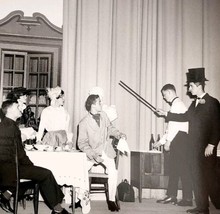 1950s Maskeraders Real Photo Maskers Play Theater New Hampshire HS Top H... - $54.84 CAD