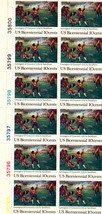 U S Stamps - 10 Cent Bicentennial Lexington &amp; Concord Plate Block 12 stamps 1975 - £2.55 GBP