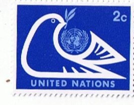 Stamps UN United Nations MNH Dove With Olive Branch - £0.77 GBP