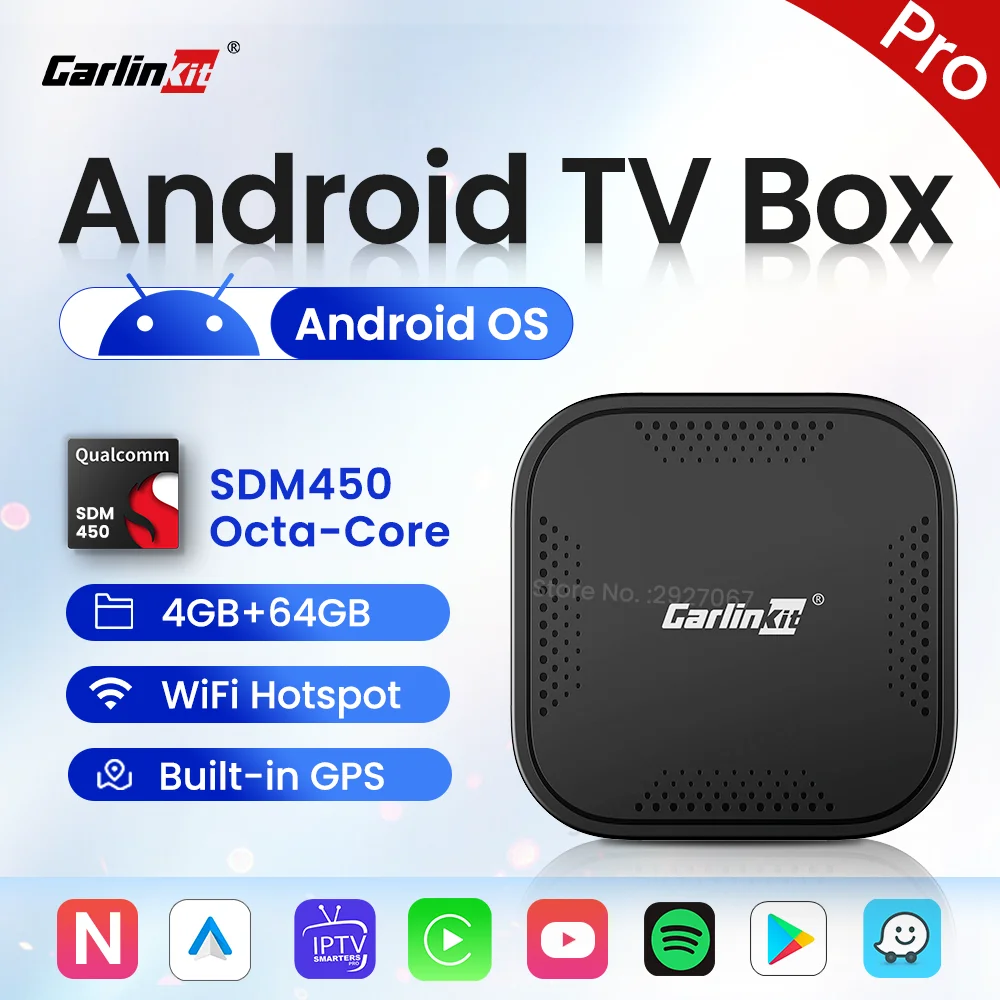 CarlinKit CarPlay Ai Box Android 11 QCM2290 Wireless Car Play Android Auto - £77.56 GBP+
