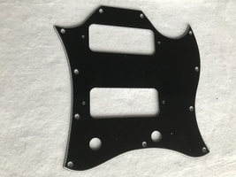 For US Gibson SG P90 Style Full Face Guitar Pickguard Scratch Plate,3 Ply Black - £13.39 GBP