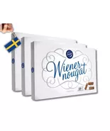 3 Boxes of Fazer Wiener Nougat 210g (7.40oz) Nougat, swedish food, choco... - $46.64