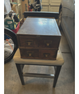 Macey Industrial Steel 4 Drawer Card Catalog Metal File Cabinet Box Heav... - €332,37 EUR