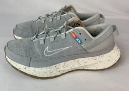 Nike Crater Remixa Running Shoes Grey Fog Athletic Comfort Lace Up Mens ... - £39.32 GBP