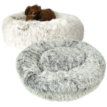 Super Plush Cuddler Round Soft Dog Bed Comfortably Stuffed Choose Size and Color - £37.12 GBP+