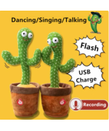 Interactive Singing and Dancing Toy Cactus - With USB Charging - £10.21 GBP