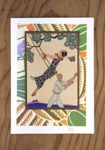 Art Deco - Swing Time Greeting Card - £6.32 GBP
